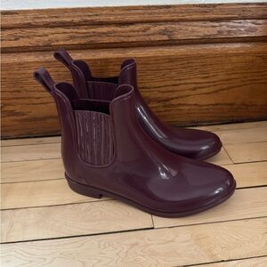 GAP Maroon Chelsea Rain Boots